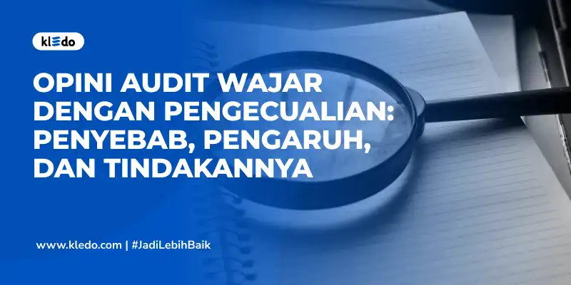 opini audit wajar dengan pengecualian banner