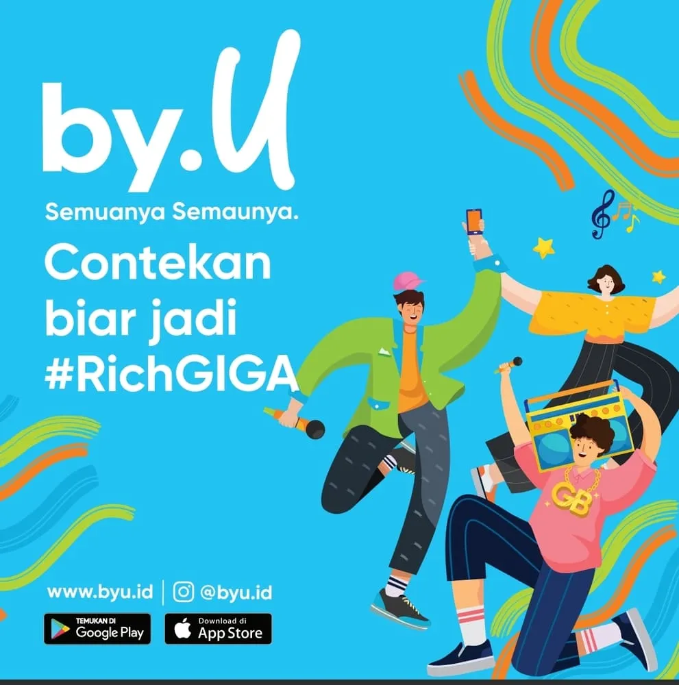 poster dan slogan iklan byu