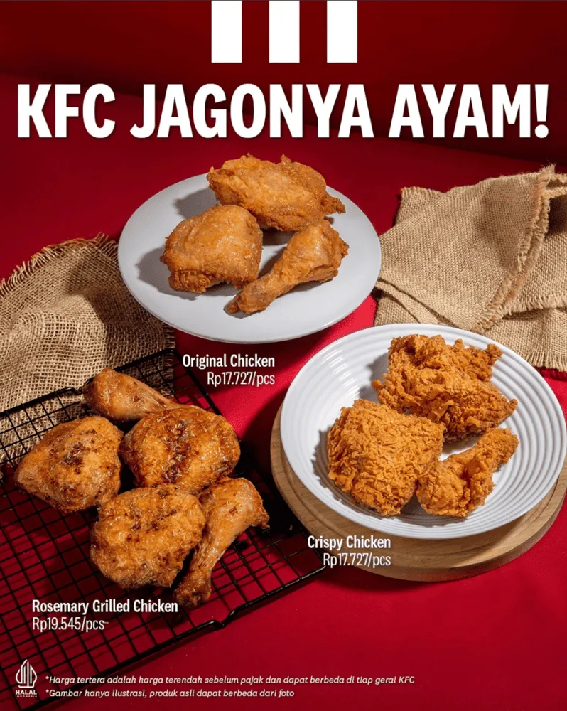 poster dan slogan iklan kfc