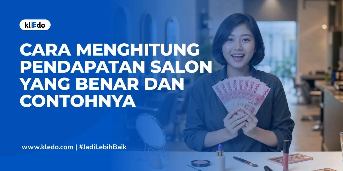 cara menghitung pendapatan salon banner