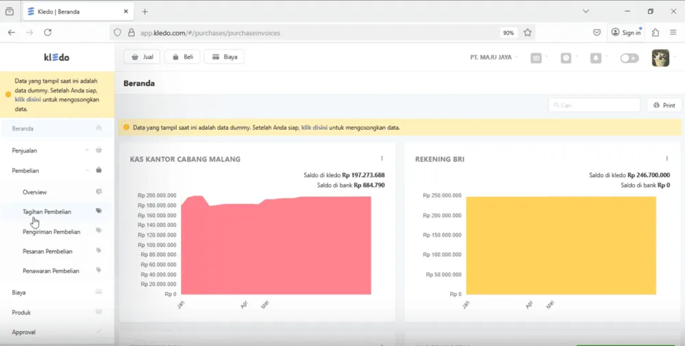 membuat join invoice dengan kledo 1