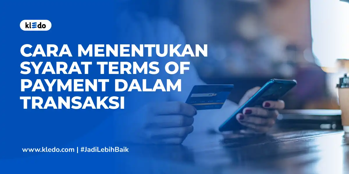 menentukan terms of payment banner