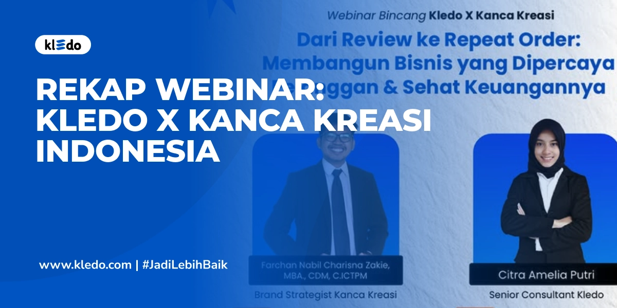 rekap webinar kledo kanca kreasi banner
