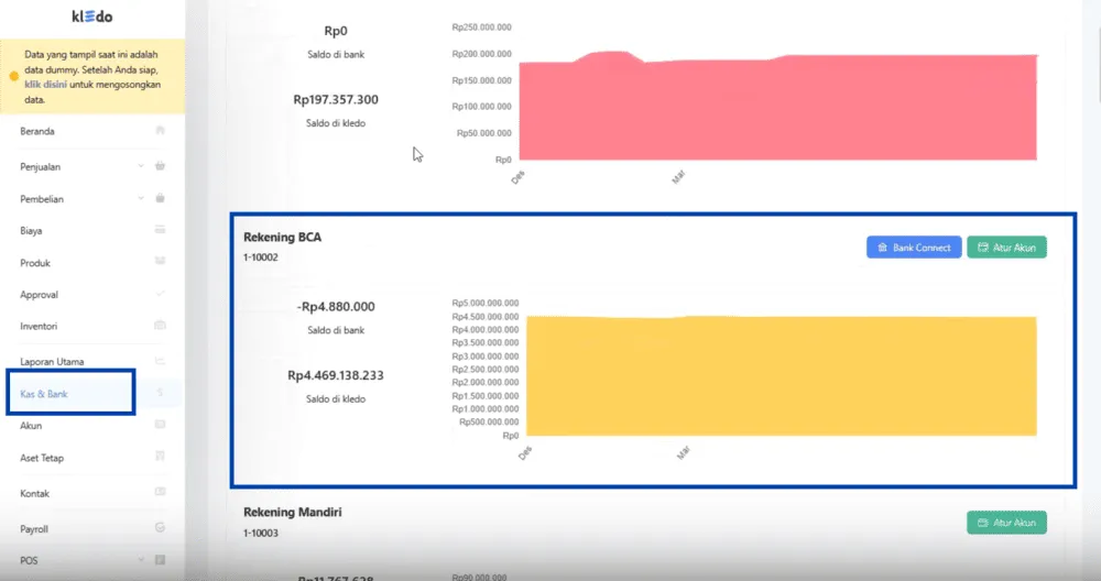 cara mencatat interest revenue dengan kledo 1