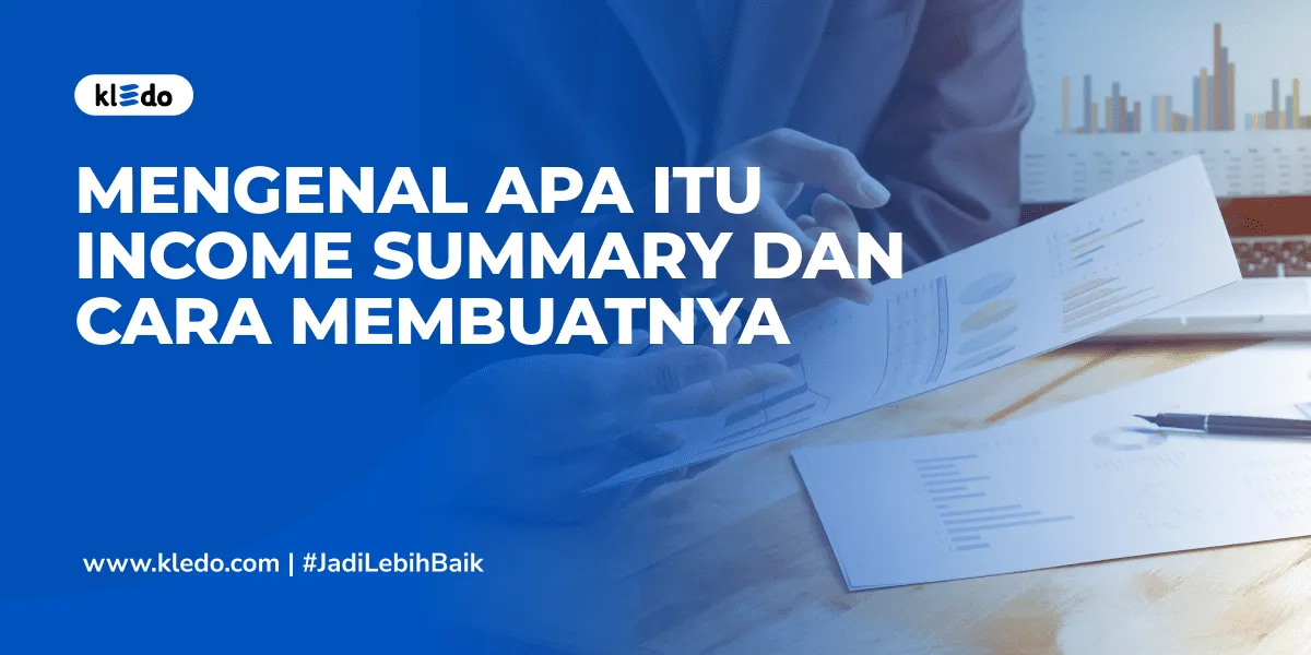 income summary banner