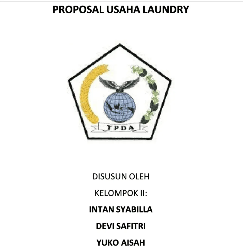 contoh proposal kewirausahaan laundry