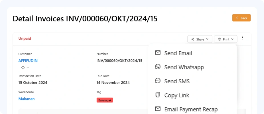 invoicing