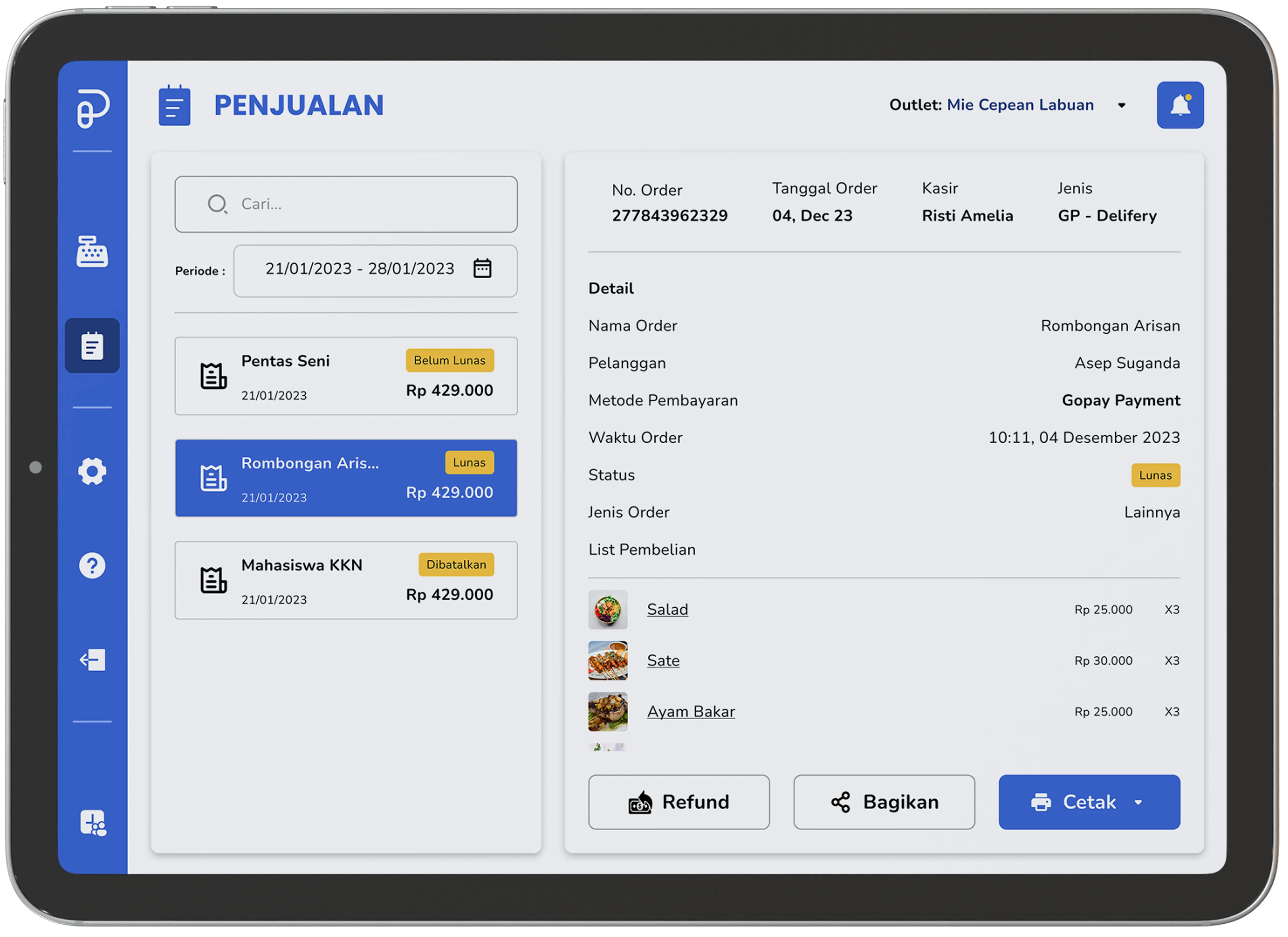 penjualan