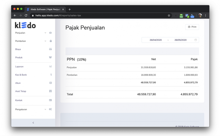 Software Akuntansi Gratis Selamanya - Aplikasi Kledo