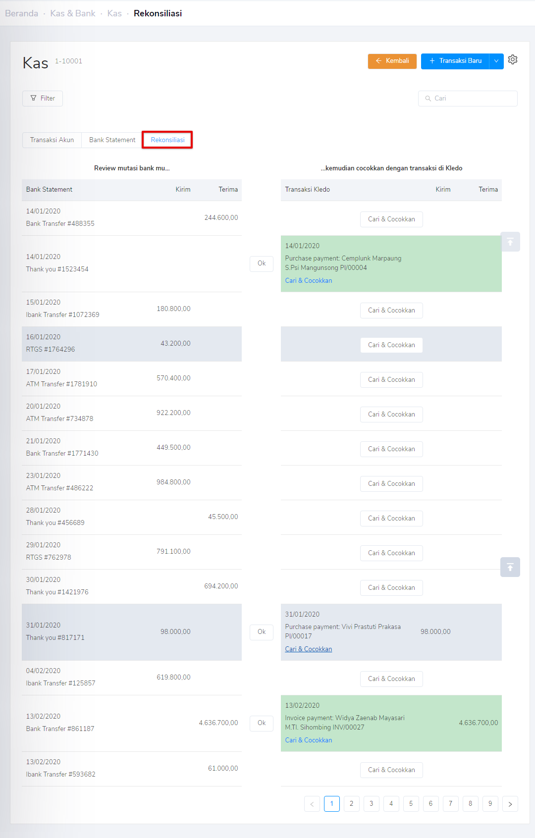 Cara Rekonsiliasi Kas & Bank - Tutorial
