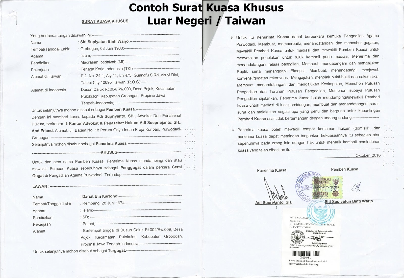 Contoh Surat Kuasa Khusus Paling Mudah, Wajib Dicoba!